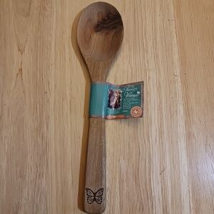 The Pioneer Woman Wooden Spoon Cuchara with Butterfly Design